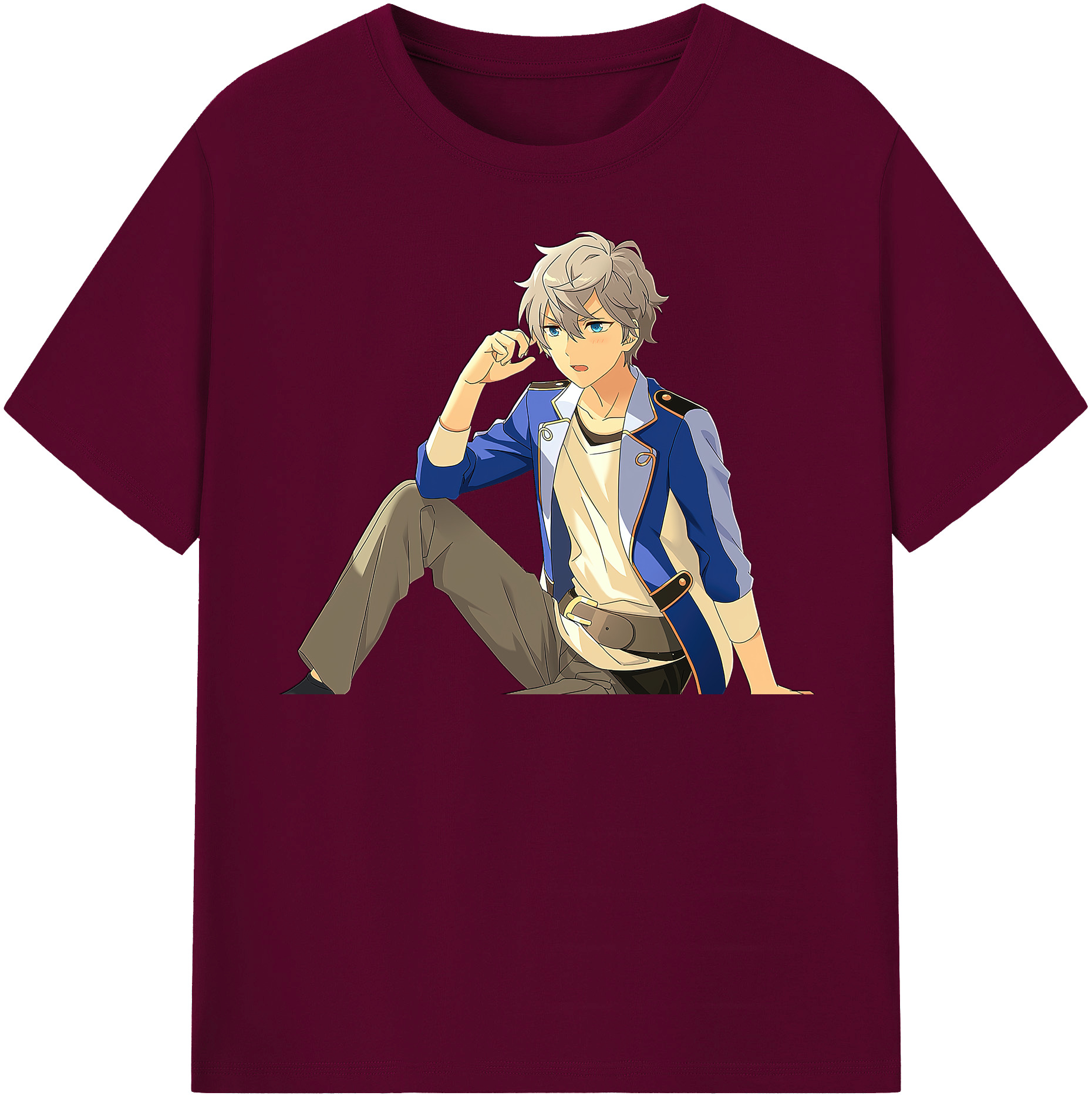 （画像用） あんさんぶるスターズ! Ensemble Stars レディースカジュアルプリントTシャツ（綿100％）
